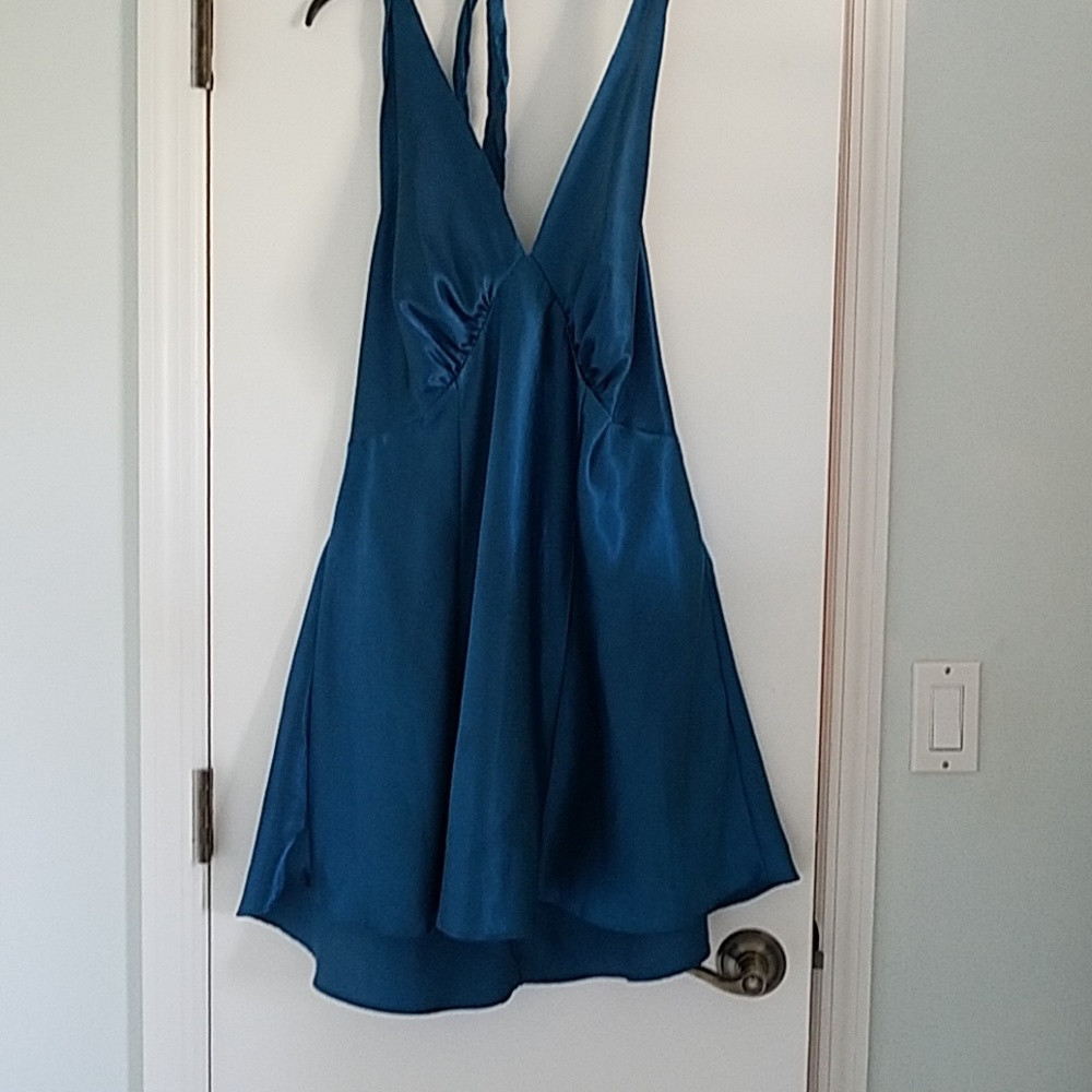 Frederick's of Hollywood 2X Satin Lingerie Set